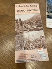 Brochure Siskiyou County Vintage Map Chamber Of Commerce Mailer Tourism 3pc