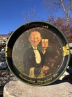Antique Hampden Brewing Co  Mass  Lager Ale Handsome Waiter Metal Beer Bar Tray