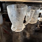 4 Vintage Flintstones 1993 Mcdonald s Glass Mugs Complete Set  Complete 