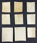 Momen  Turks   Caicos Islands Sg  101-109 1900-1904 Mint Og H Lot  68049 