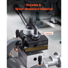 Quick Change Tool Post Set  8pcs  Includes Lathe Tool Holders 12 In  Metal Wedge