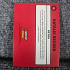 Natalie Decker 2023 Donruss Racing Card 166 Retro Nascar Panini