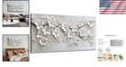Versatile Floral Canvas Wall Art - Sizes 16x32 To 24x48 For Any Space