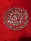 Set Of 4 Vintage Anchor Hocking 6 0    Wexford Clear Glass Saucer Plates