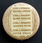 Lydia Pinkham Quack Blood Medicine Liver Pills Antique Celluloid Tape Measure