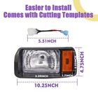 Club Car Ds Headlights  Factory Style Ds Halogen Headlights Kit-passenger And   