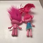 Troll Dolls 2015 2019 Pink Poppy Figures Hasbro Toy Pink Hair Gift Dreamworks