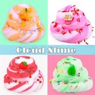 12 Pack Cloud Slime Kit  Diy Stress Relief Toy Christmas Slime