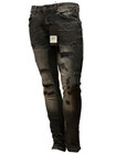 New  Men   s M Society Straight Fit Jeans Jet Black Denim  typhoon  Skinny 80384