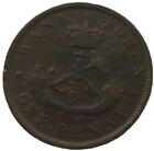 1850 Bank Of Upper Canada One Penny Token-st George Slaying Dragon Km  Tn3