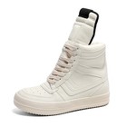 Fashion Men Chunky-soled Boots Height-enhancing Shoes Casual Sneaker Black White