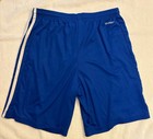 Adidas Shorts Youth Large Dark Blue Primegreen  Aeroready White Stripes