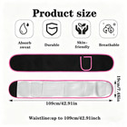 Unisex Waist Trimmer Belt Body Shaper Trainer Sweat Adjustable With Phone Pocket