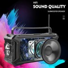 Bluetooth Wireless Portable Speaker Waterproof Stereo Bass Usb Tf Fm Radio Loud