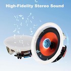 Herdio 4 Pack 8  Bluetooth Ceiling Speakers 800w Surround Sound Home Theater