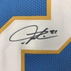 Framed Autographed signed Ladainian Tomlinson 33x42 Powder Blue Jersey Jsa Coa
