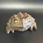 Vintage Cryptmeria Japanese Wood Carved Good Luck Toad