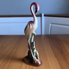 Vintage Mid-century Art Deco Style Pink Flamingo Ceramic Figurine Flamingo 7 5 