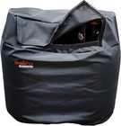 Rv Trailer Propane Tank Cover  Fit For Dual 30lb Tanks  30lb  Black 