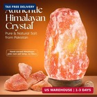 Umaid Himalayan Salt Lamp 8-10  7-11 Lb  Dimmable Pink Rock Salt Lamp With Woode
