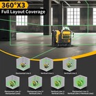 Dewalt Dw089lg 12v 360 Green Laser Level 12 Line Precision Tool Self-leveling