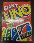 Giant Uno Card Game By Mattel     108 Huge Jumbo Cards - Brand New Sealed 