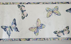 Vintage Butterfly Wallpaper Border 90s Pearlescent 2 Rolls 15 Feet Each