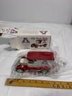 Big Auto Parts 1923 Truck Bank 1 25 Diecast Metal Coin Slot Red white silver