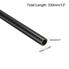 4pcs Carbon Fiber Tubes 8x10x330mm Glossy Surface 3k Roll Carbon Round Tube