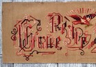 Grace Pride And Mercy Paper Punch Motto Sampler Perforated W  Dove  or Eagle 