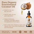 Fractionated Coconut Oil 100  Pure Skin Hair Massage Moisturizer Carrier Oil