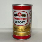 Henninger Export Straight Steel Beer Can  Germany