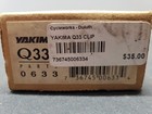 Yakima Q33 Clips - One Pair New Old Stock  nos  Unused Q 33 Open Box