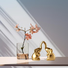 Elephant Statue Home Decor modern Style Figurines sculpture For Living Room O   