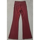 Lululemon Groove Nulu Super-high-rise Flared Pant Yoga Pants Sz 8 Maroon W5dkms