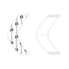 Walker Tape No Shine Tape Contour Shape Aa Double Side Adhesive 36 Pieces