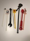 Lot 50 Vintage Swizzle Cocktail Sticks Drink Stirrers Airline Bars Restaurants B