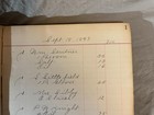 Vintage Order Cash Book Ledger 1897 Supermarket Grocery Store 1890 s