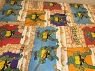 Vintage 1990 Teenage Mutant Ninja Turtles Twin Flat Sheet