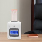 Time Clock Punch Card Employee Attendance Machine Lcd Display Check- In Machine