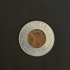 1946   Encased Cent Good Luck Penny Fell Beer Brewing Co- Carbondale pa