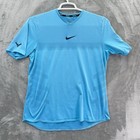 Nike Court Shirt Men Large Aeroreact Rafa Nadal 2018 Athletic French Open Tennis