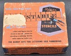 Vintage Reese s Adjustable Lockedge Brass Stencil 33 Set 1 1 2  Military Surplus
