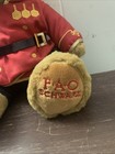Fao Schwarz Plush Stuffed Animal 11  Nutcracker Teddy Bear Toy Solider Red Black