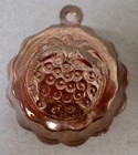  2  Mini Strawberry   Sun Vintage Antique Copper Jello Chocolate Mold Tin 2 