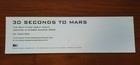 30 Seconds To Mars Promo Sticker 2002
