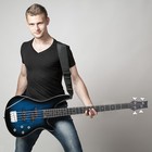 Ktaxon 4 String Electric Bass Guitar full Size basswood With Bag   20w Amp
