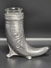 Vintage Norwegian Pewter Viking Drinking Horn Aquavit Shot Glass  tpb Style 