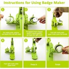Button Maker Machine Multiple Sizes 2 25in 3in 2 24inheart-shaped 58 75mm heart 