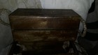 2 Vintage Wooden Butchers Boxes With See Pix Hessian Carry Handles